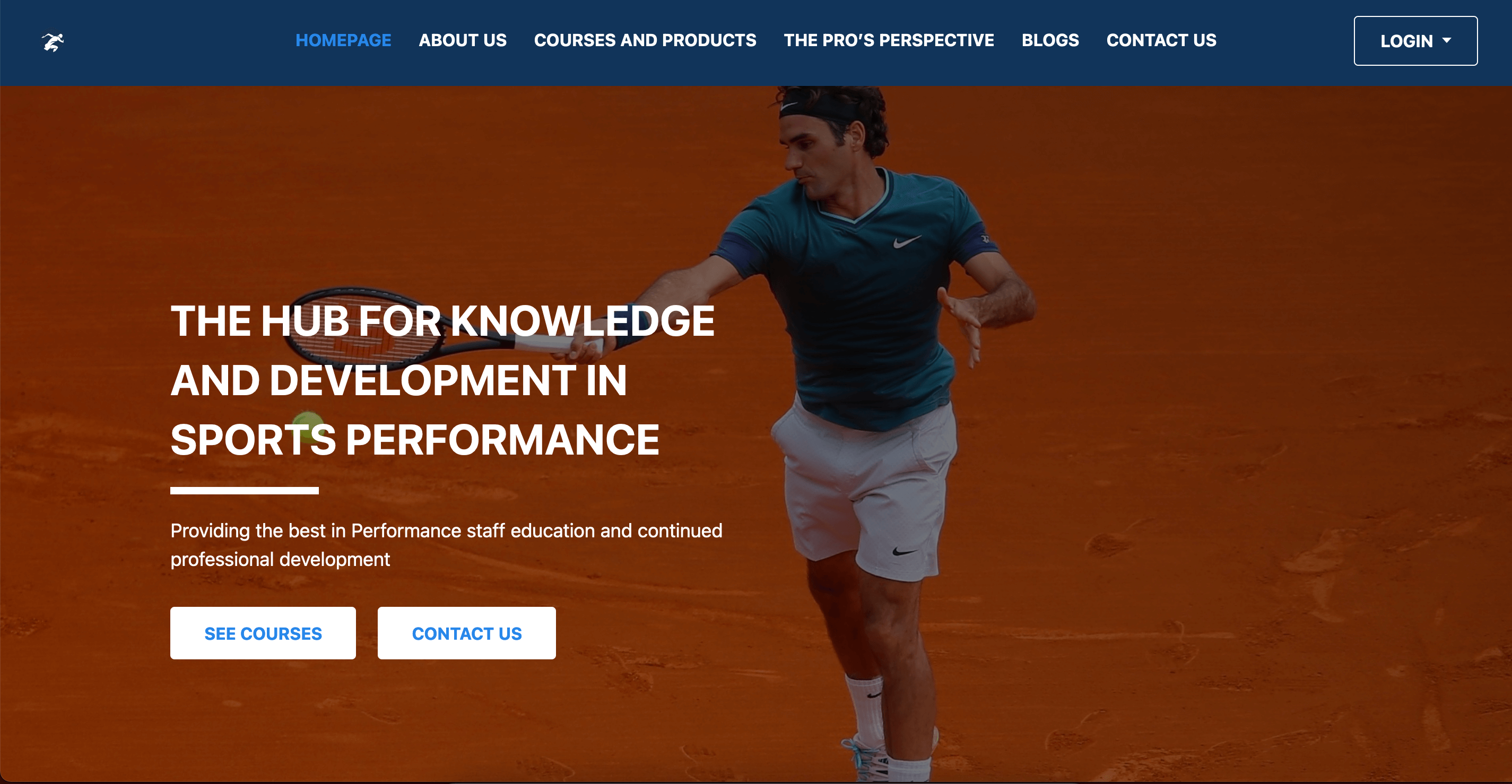 athletedp.com home screen screenshot